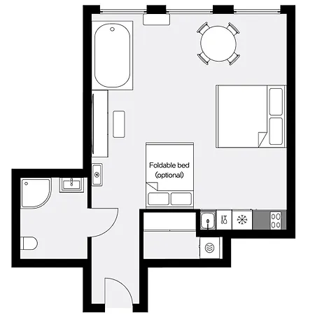 Appartamento Urban Golden Royal, Jacuzzi By The Window, Chilled Prosecco, Ps5, Free Garage, No Deposit