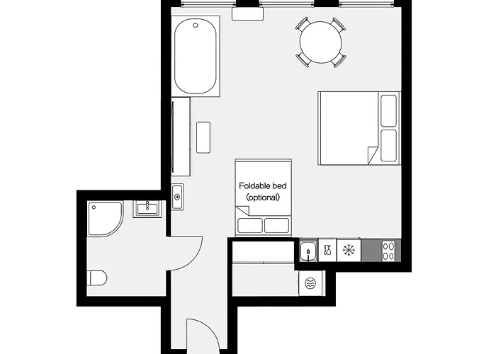 Apartamento Urban Golden Royal, Jacuzzi By The Window, Chilled Prosecco, Ps5, Free Garage, No Deposit